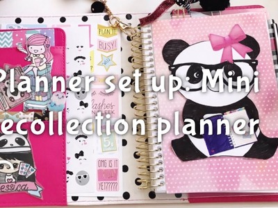 Planner Set up: Mini Recollections planner
