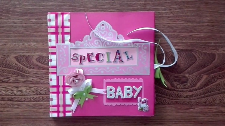 Scrapbook for baby girl