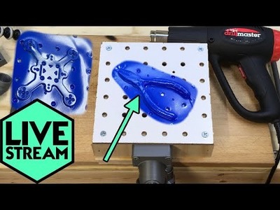 Simple DIY Vacuum Forming, Thermoforming | It's Almost Too Easy | Live Stream