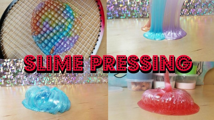 SLIME PRESSING #1 MOST SATISFYING SLIME PRESSING ASMR COMPILATION SUPER CRUNCHY AND FUN TO WATCH