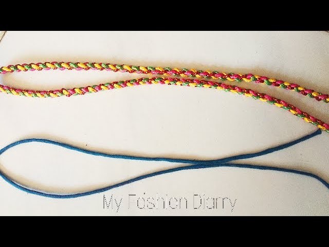 Two typs of dori ( thin dori & multi coloured  dori)   DIY