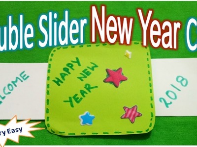 Very Easy - Double Slider New Year Card Step by Step