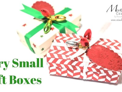 Very Small Gift Boxes Video Tutorial