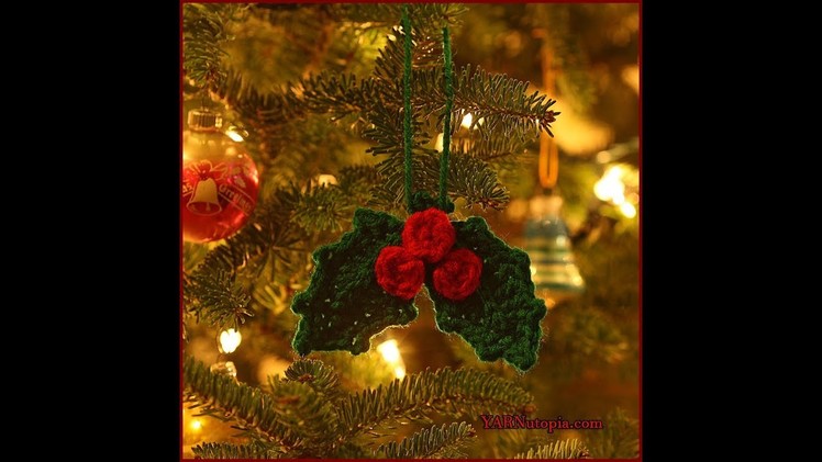12 Days of Christmas: Holly and Berries Ornament
