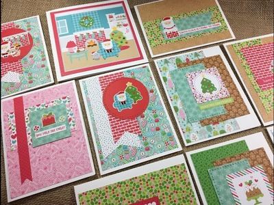 20 Cards with 6x6 Pad Doodlebug Milk and Cookies