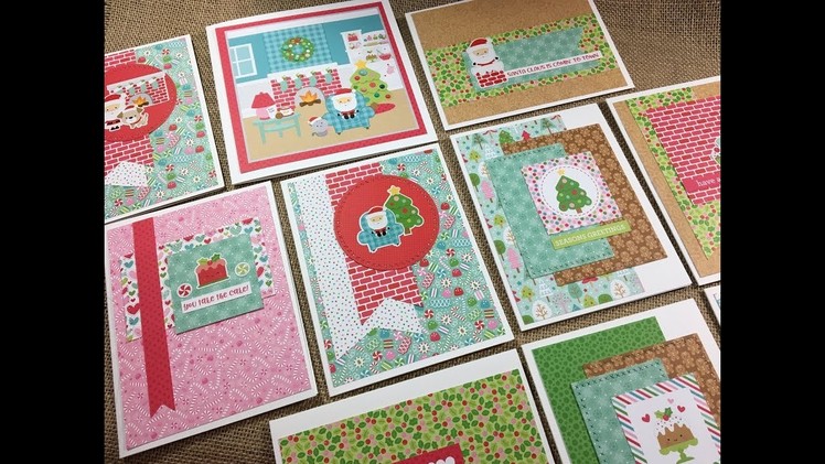20 Cards with 6x6 Pad Doodlebug Milk and Cookies