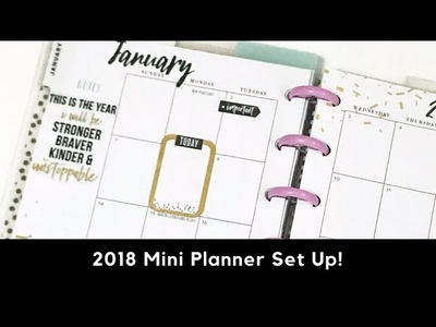 2018 Mini Happy Planner Setup