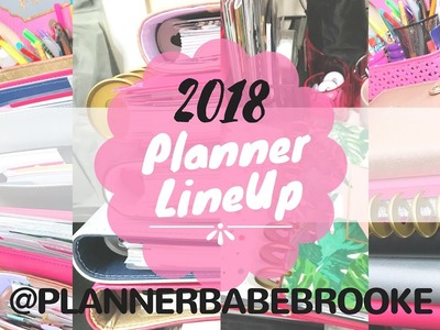2018 Planner Line Up Glam Girl And Trendsetter