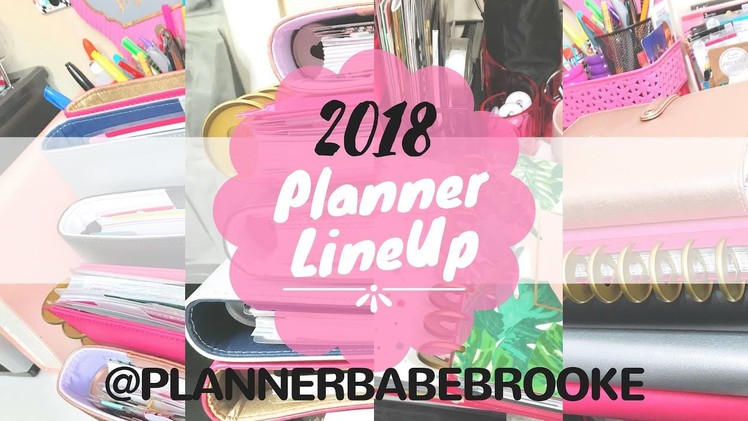 2018 Planner Line Up Glam Girl And Trendsetter