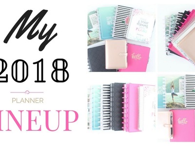 2018 Planner LINEUP! | Which Planners Am I Using⁉️ | At Home With Quita
