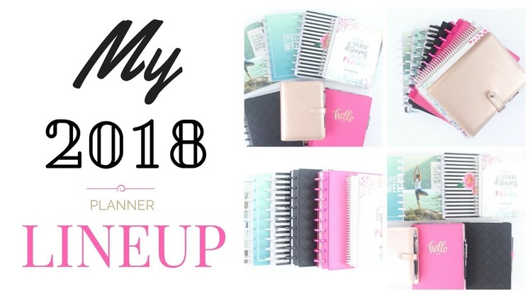 2018 Planner LINEUP! | Which Planners Am I Using⁉️ | At Home With Quita