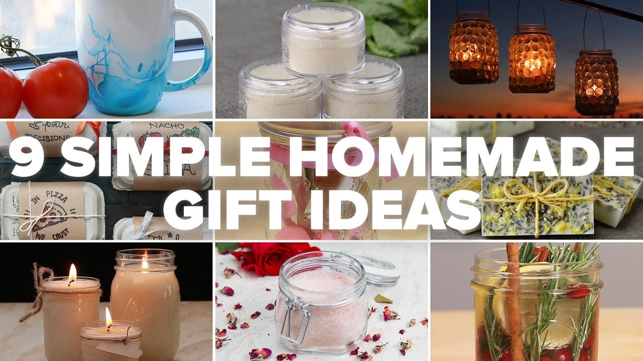 9 Simple Homemade Gift Ideas