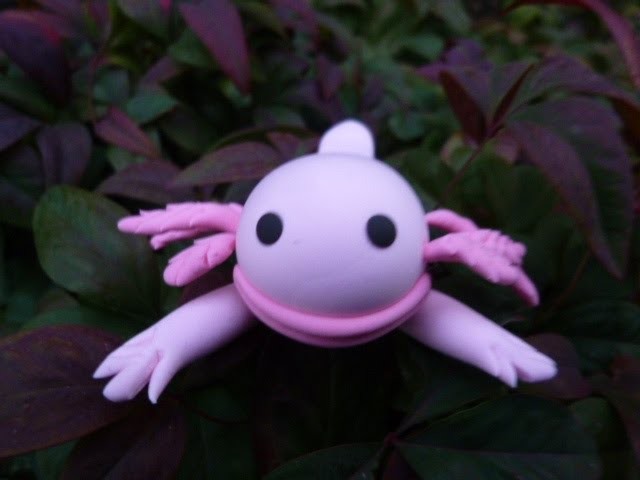 Axolotl Ochappi Clay ウーパールーパー おちゃっぴ くれい