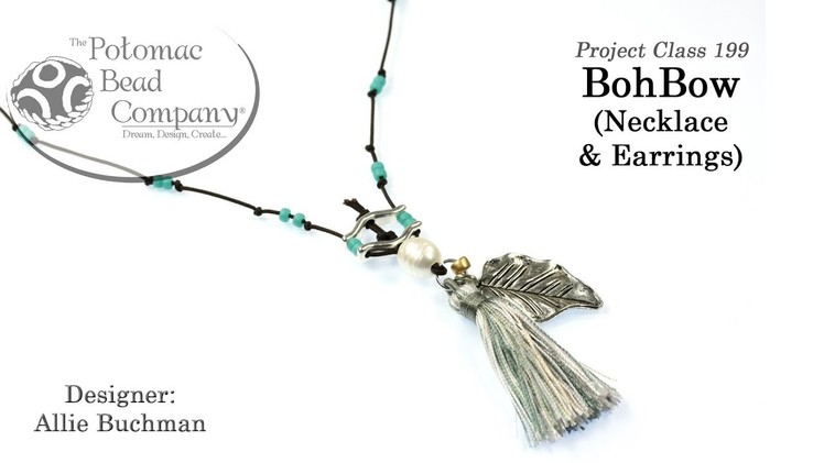 BohBow Necklace & Earrings (Tutorial)