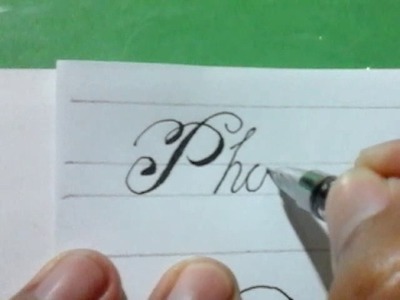 Calligraphy with normal pen for beginners 1