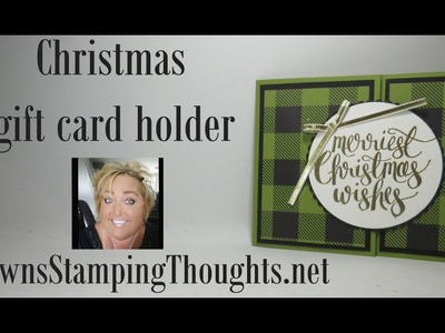 Christmas Gift Card Holder