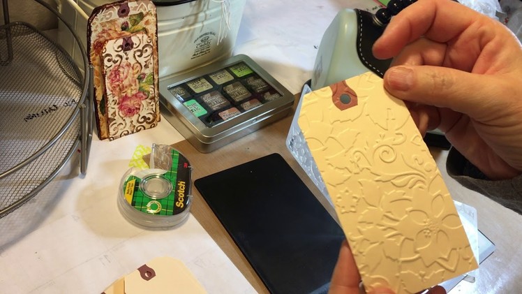 Craft with Me - Embossed Tags & Project Share
