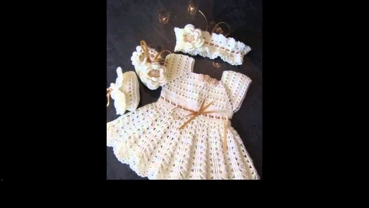 Crochet dress for newborn