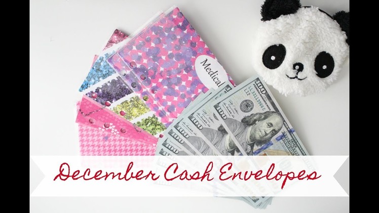December 2017 Cash Envelope Stuffing | Terrific Planner