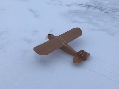 DIY 3D Printed RC Plane Skis!