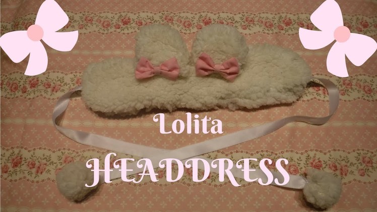 DIY Lolita Headdress | Bear lolita Headdress