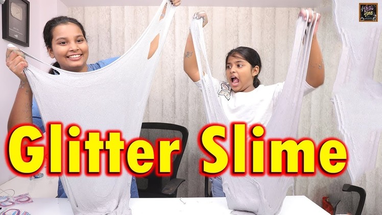 DIY - Make Gliter Slime with Glue | Homemade Slime | Slime Ingredients | Kids Making Slime at Home