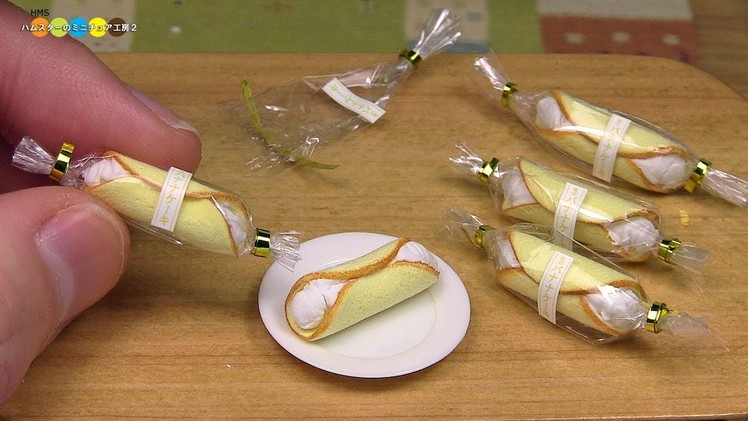 DIY Miniature Banana Cake　まるごとバナナ風ミニチュアケーキ作り Fake food