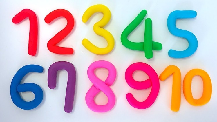 DIY Play-Doh Learn Make Rainbow Number 12345678910 Toy Soda