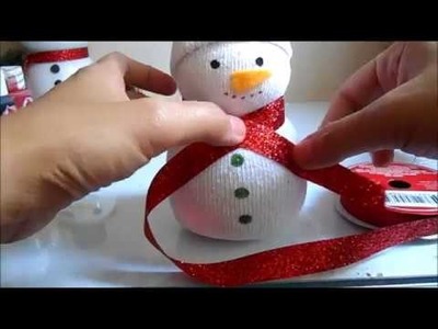 DIY Sock Snowman