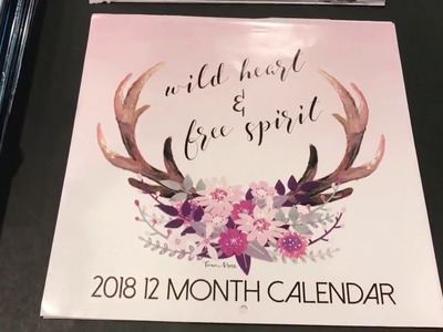 Dollar Tree DIY with 2018 Calendars from Dollar Tree
