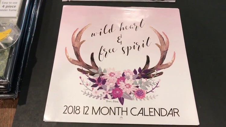 Dollar Tree DIY with 2018 Calendars from Dollar Tree