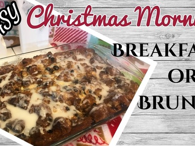 EASY Glaze Donut Bread Pudding | CHRISTMAS Morning BREAKFAST | BRUNCH