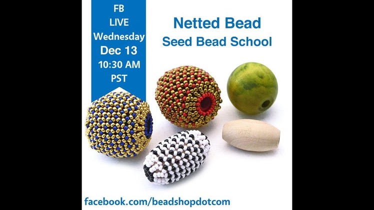 FB Live beadshop.com Netted Bead with Emily and Grace