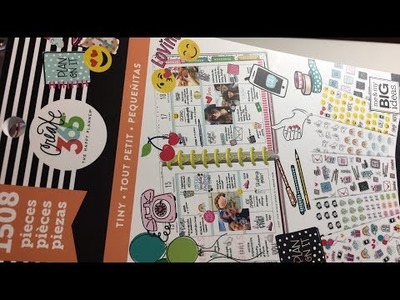 Flip Thru of New Happy Planner TINY Sticker Book