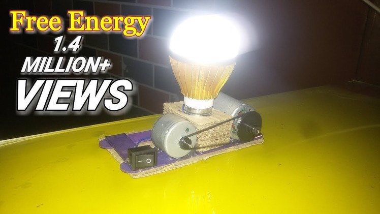 Free Energy LED light  12v-Using piezo lgniter