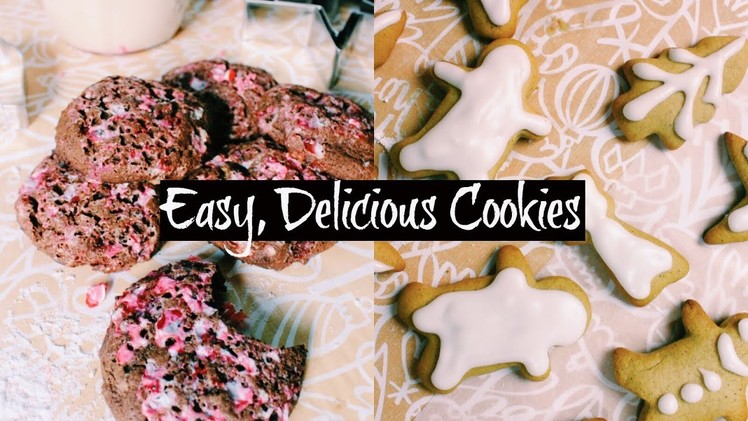 Gingerbread & Choc Candycane Cookie Recipes (Vegan Friendly) - 11.12 DIYs of Christmas