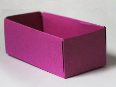 How to make a cardboard box without glue