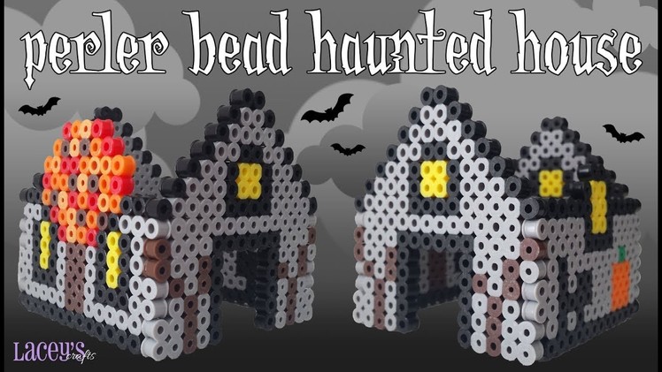 How to Make a Cute Perler Bead Haunted House
