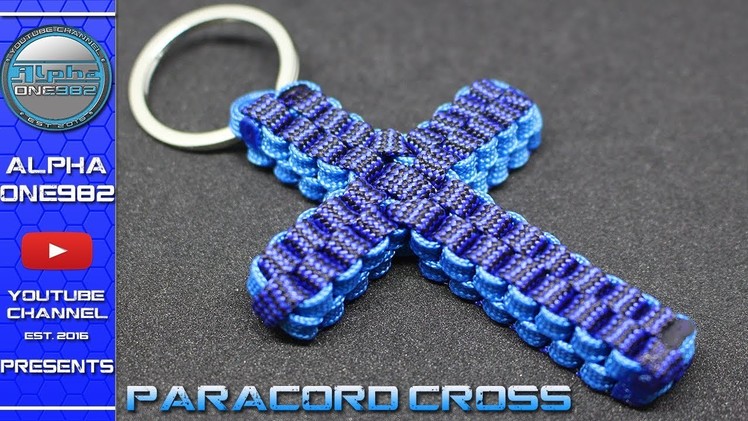 How to Make a Paracord Cross + Box Knot Tutorial DIY