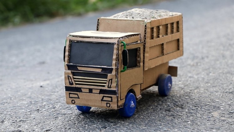 How to make a Powerful Cardboard Truck - Amazing Toy Truck for Kids