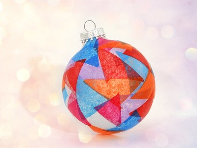 How to Make a Stained Glass Christmas Ornament