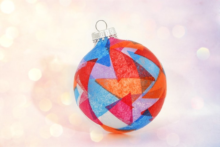 How to Make a Stained Glass Christmas Ornament