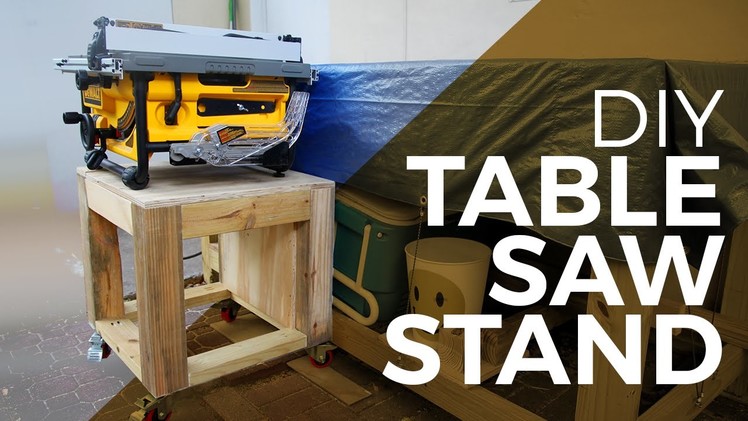 How to make a Tablesaw Stand