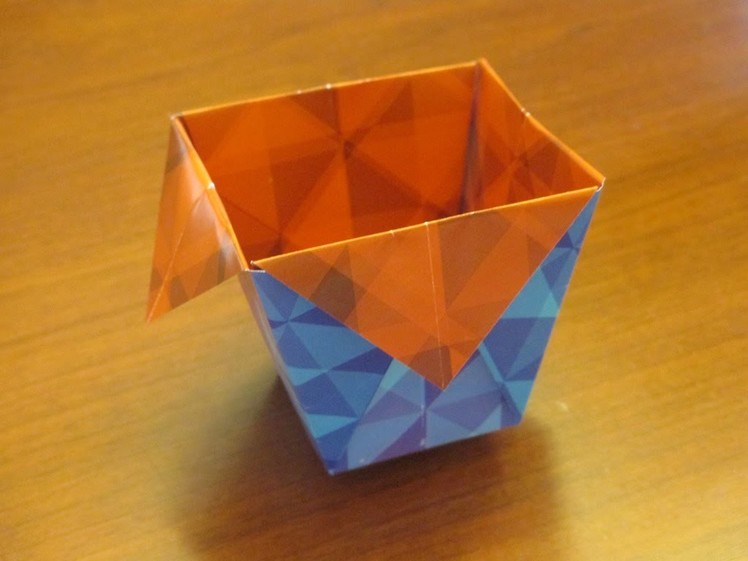 How to make an Origami Bin.Cup