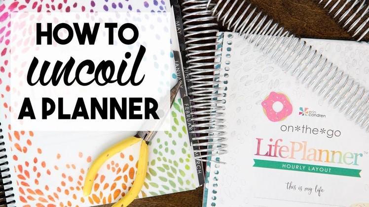 How to Uncoil & Recoil a Planner