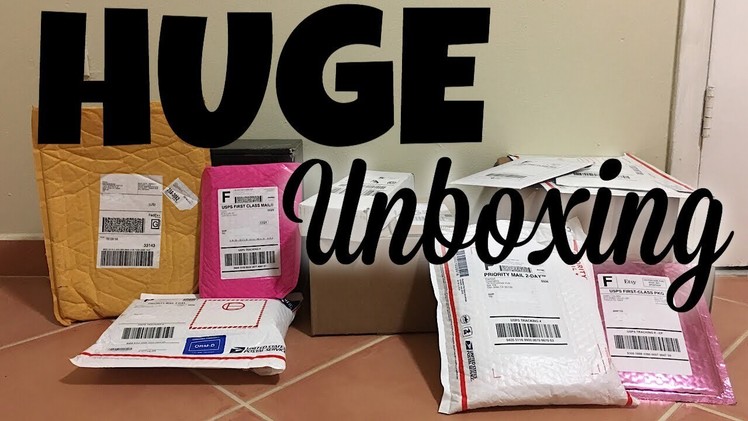 HUGE Unboxing - Sally Hansen, Planner Stickers, China Glaze, and More!