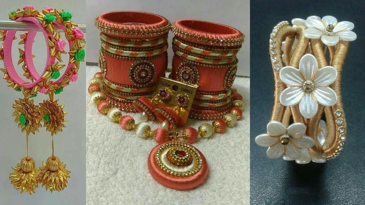 Latest Silk Thread Bangles Collection 2017 || Thread Bangles Latest Designs || Bangles New Designs