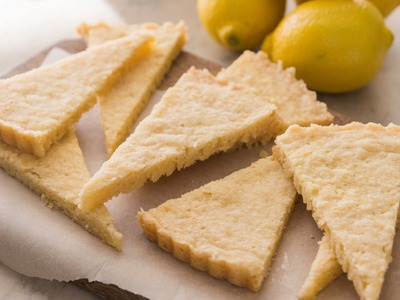 Lemon Shortbread Cookies | January Cookie of the Month