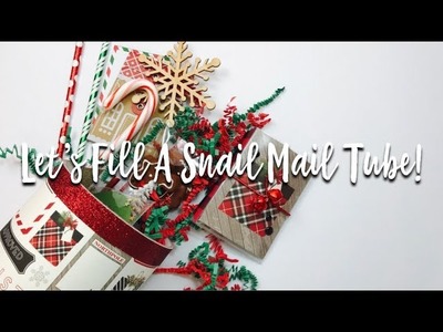 Let’s Fill A Snail Mail Tube!. 25 Days Of Crafts-mas