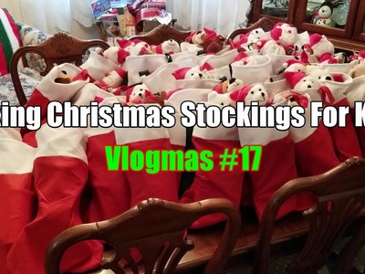 Making Christmas Stockings For Kids! | Vlogmas #17